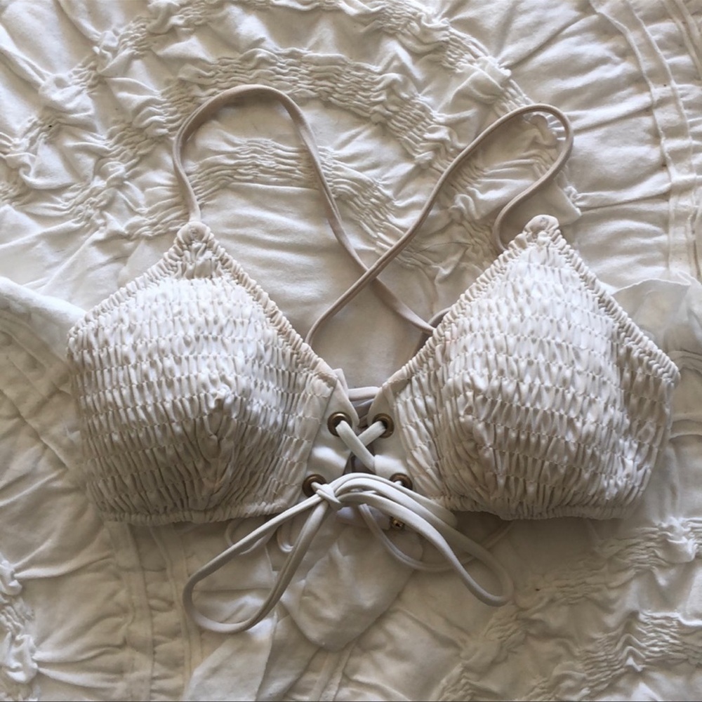 Victoria’s Secret Smocked Bikini Top